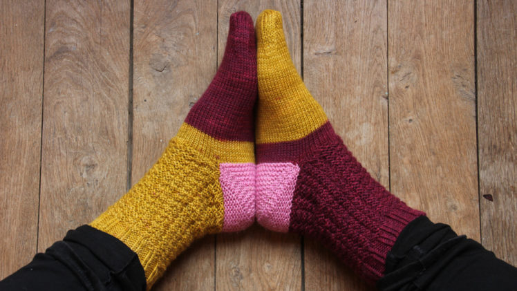 {Tricot} Holiday Candy socks – KnitCrate box décembre 2018