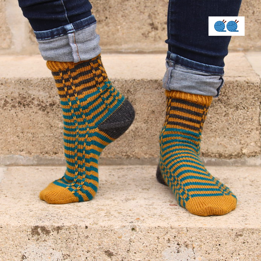 patron de chaussettes restes de fils