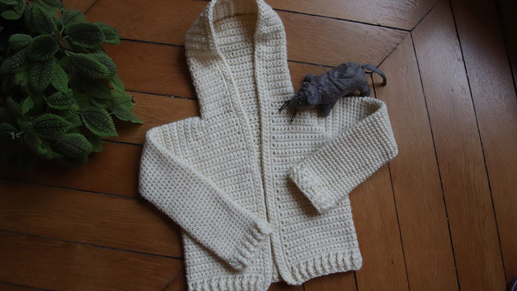 {Crochet} Single Crochet Baby Sweater
