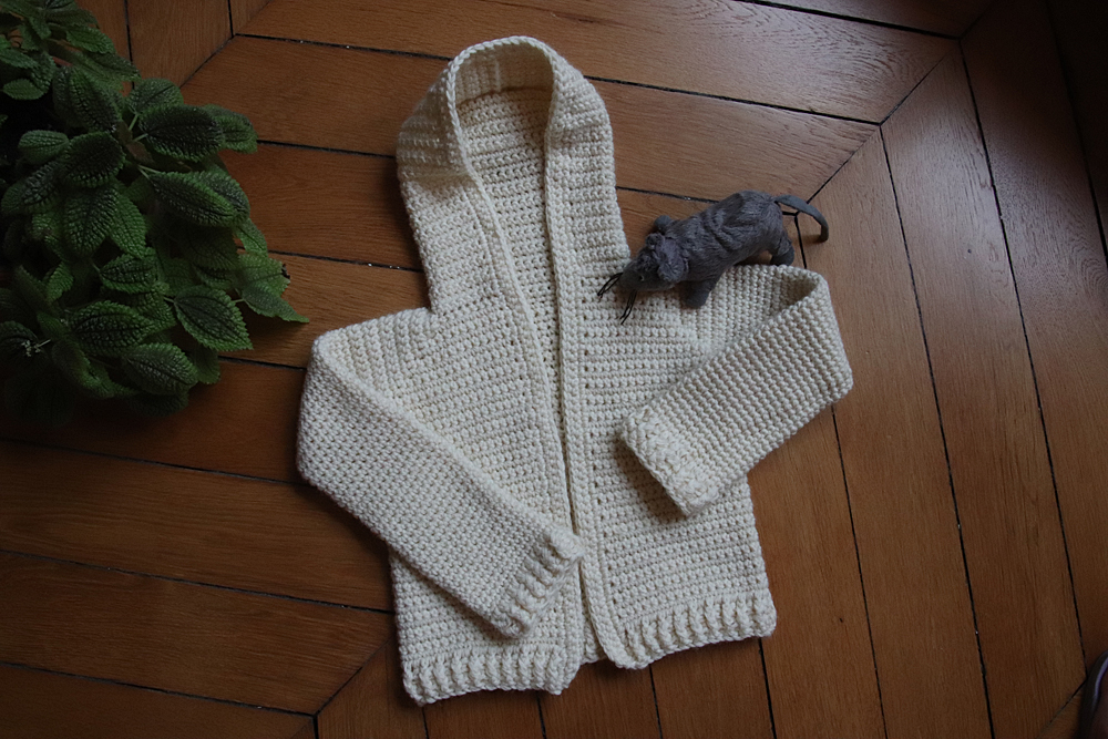 {Crochet} Single Crochet Baby Sweater