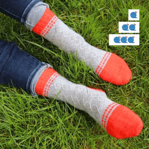 chaussettes initiation jacquard