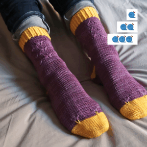 patron chaussettes hiver