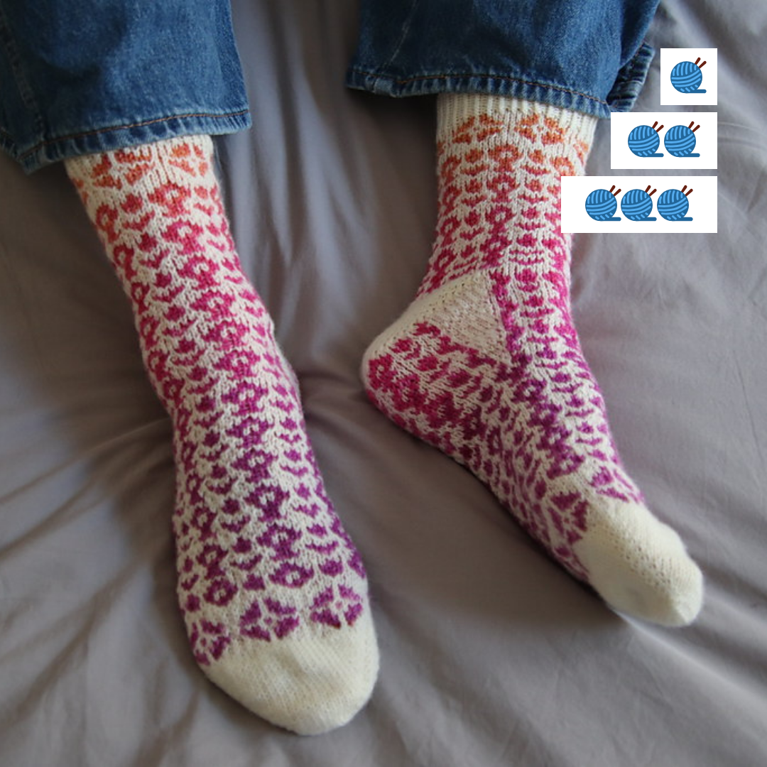 chaussettes jacquard
