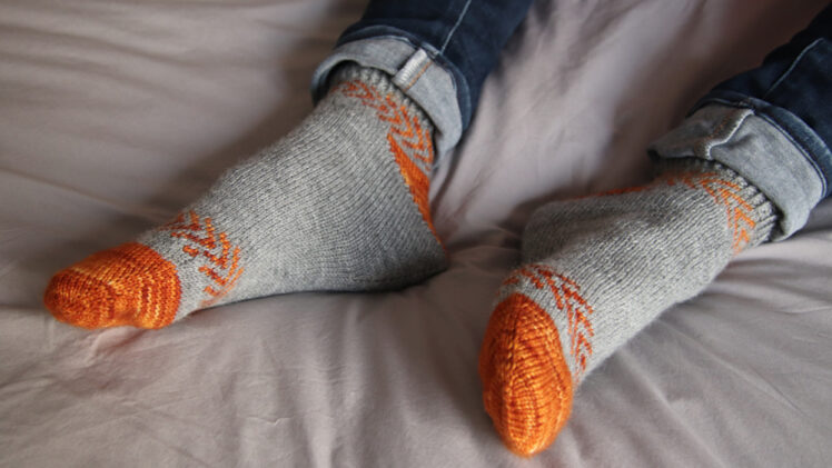 {Tricot} Graphic ankle socks