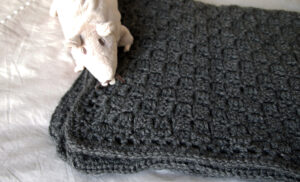 {Crochet} Chunky c2c Blanket