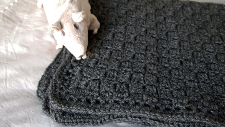 {Crochet} Chunky c2c Blanket