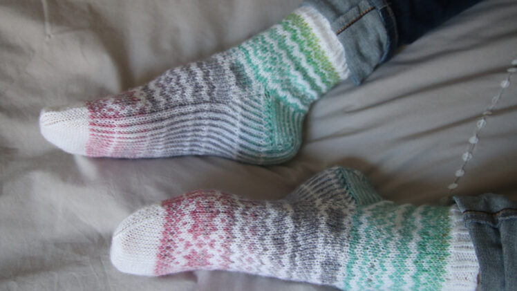 {Tricot} Easy Peasy socks