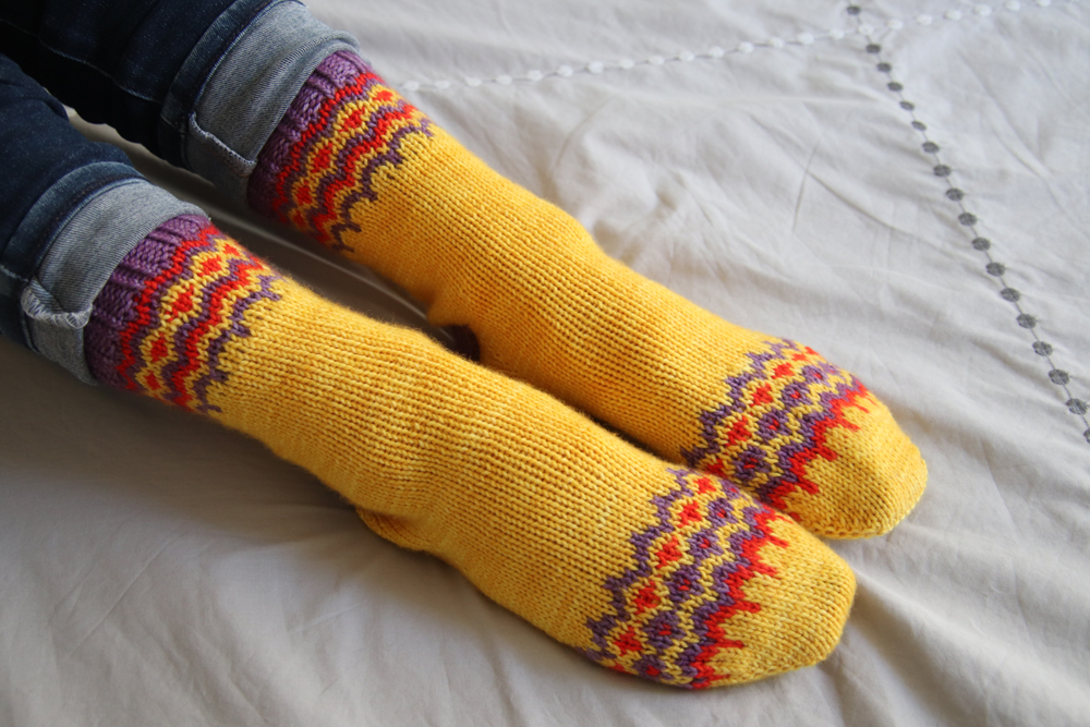 {Tricot} Rimouski socks