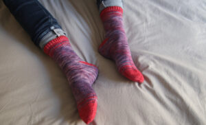 {Tricot} Funny Striped Socks