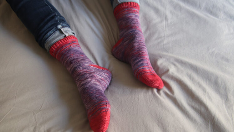 {Tricot} Funny Striped Socks