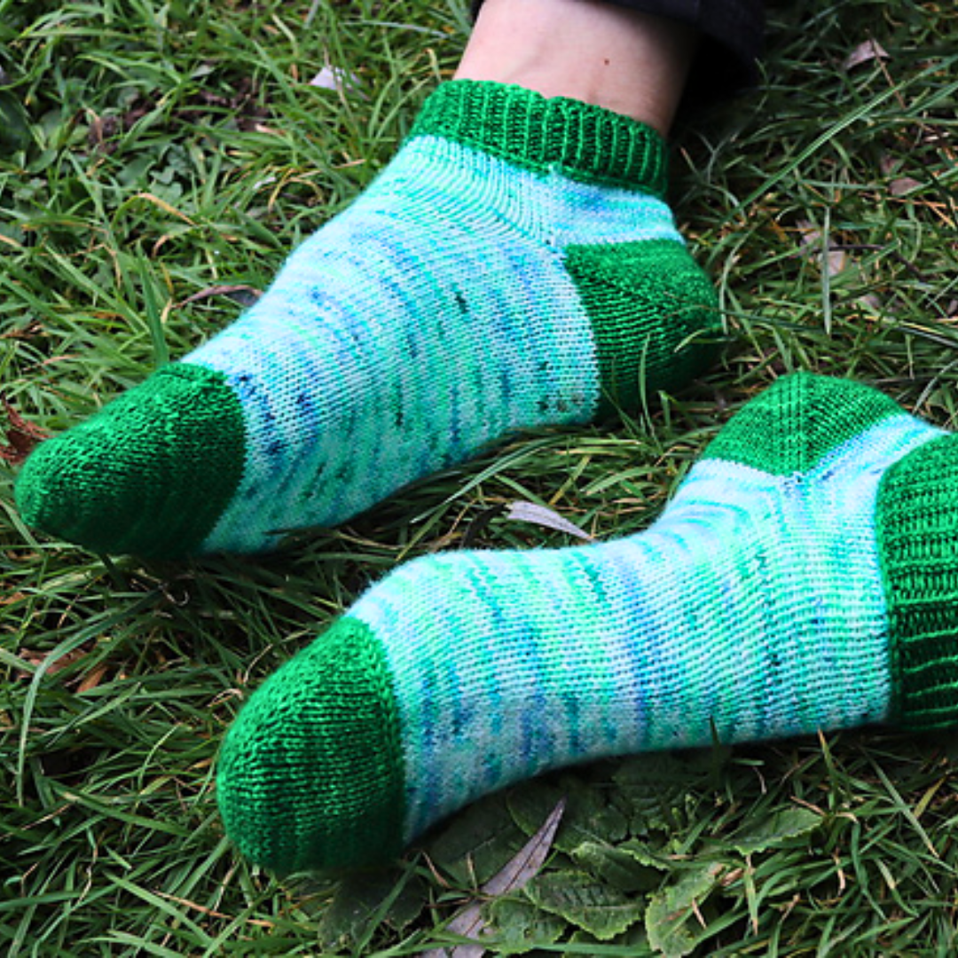 patron de socquettes au tricot