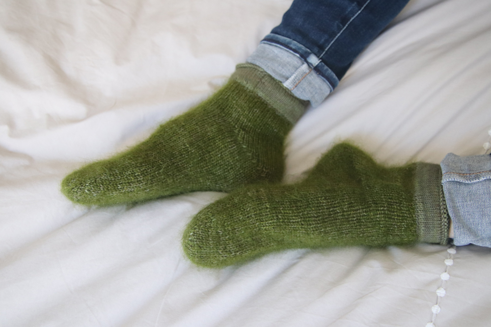 {Tricot} Cozy inside socks