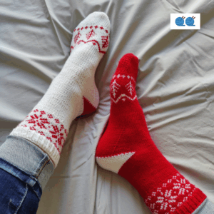 chaussettes jacquard noël