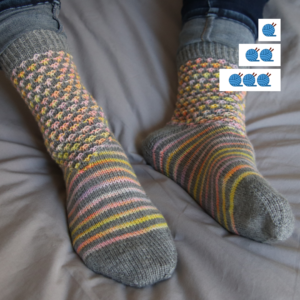 chaussettes point texturé