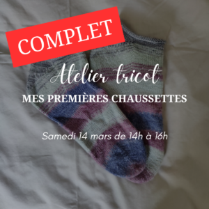 atelier mes premières chaussettes COMPLET