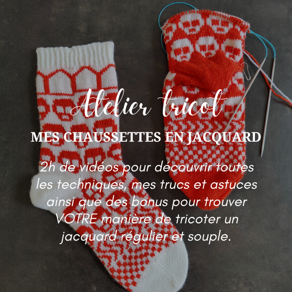Atelier en ligne Mes chaussettes en jacquard