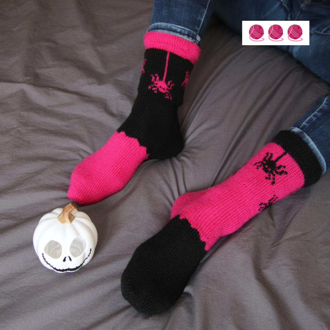 Creepy spider socks - Patron