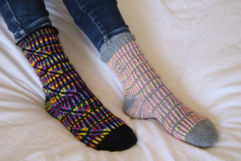 Comfy brioche socks